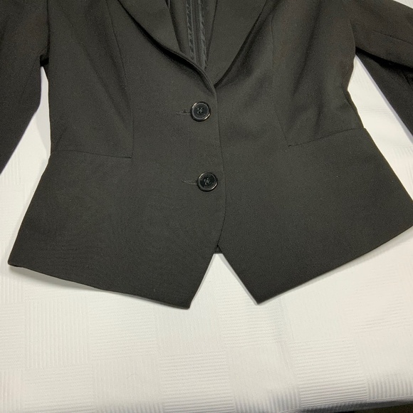 Express Black Blazer 3/4 Sleeves - Size 4 - Picture 2 of 11